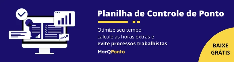 Planilha de Folha Ponto - MarQPonto